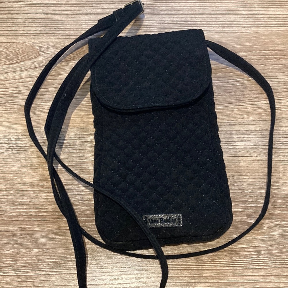 Vera Bradley Microfiber Carson Cellphone Crossbody Purse